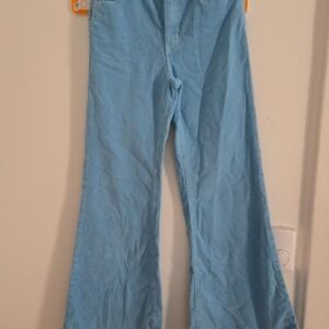 ROLLA'S Sky Blue Wide Leg Jeans